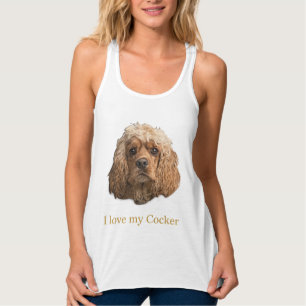 cocker spaniels singlet