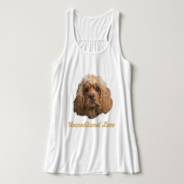 cocker Spaniels Singlet (Design Front)