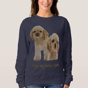 cocker spaniels sweatshirt