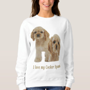cocker spaniels sweatshirt