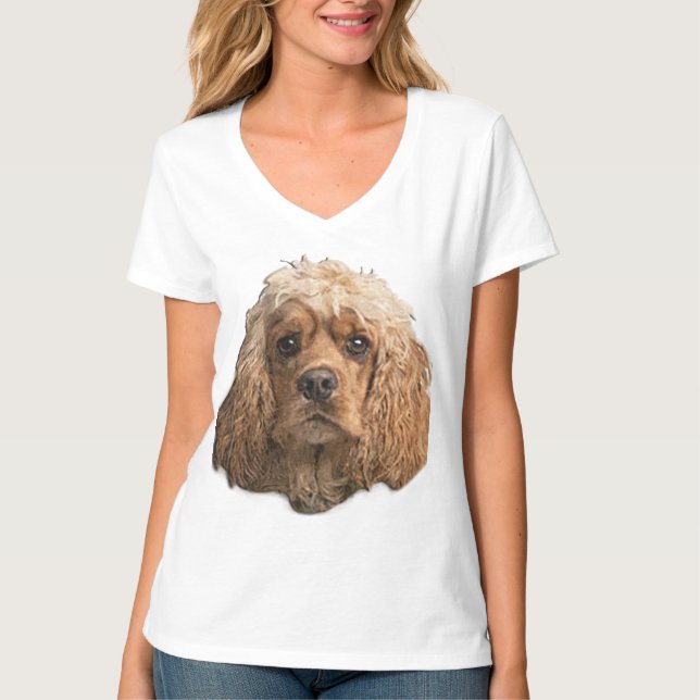 cocker Spaniels T-Shirt (Front)