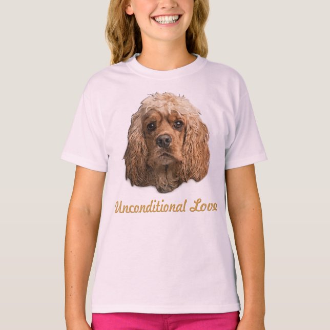 cocker Spaniels T-Shirt (Front)