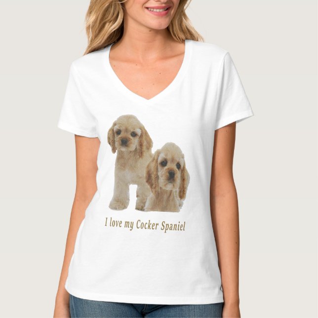 cocker spaniels T-Shirt (Front)