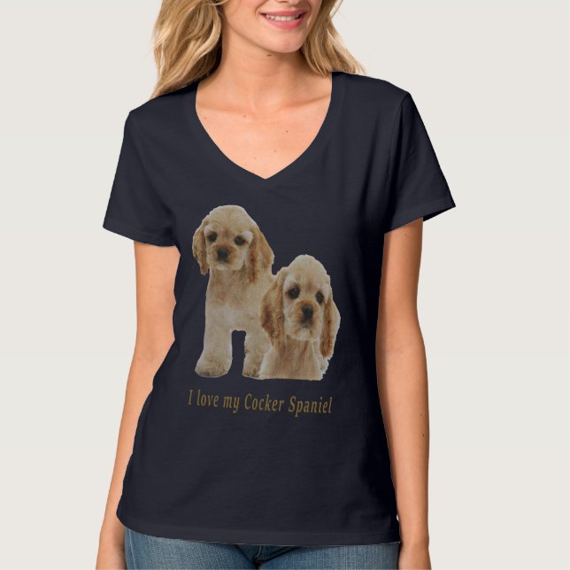 cocker spaniels T-Shirt (Front)