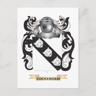 Cockerham Coat of Arms Postcard