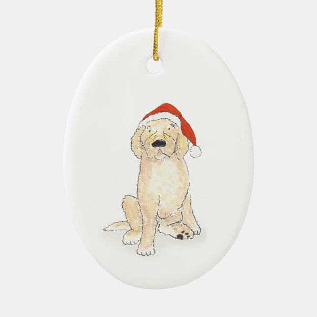 Cockerpoo Christmas decoration (Front)