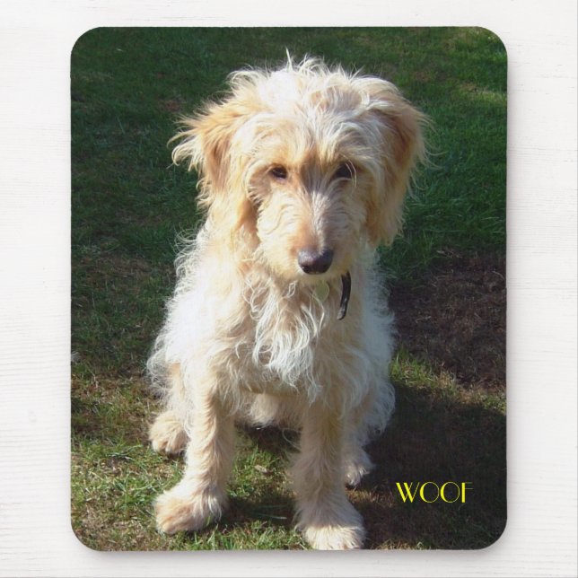 cockerpoo puppy mouse pad (Front)