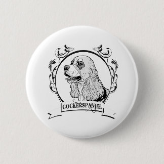 Cockerspaniel T-shirt 6 Cm Round Badge