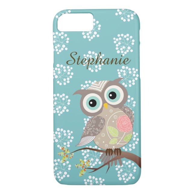 Cocking Head New Fancy Owl iPhone 7 Case (Back)