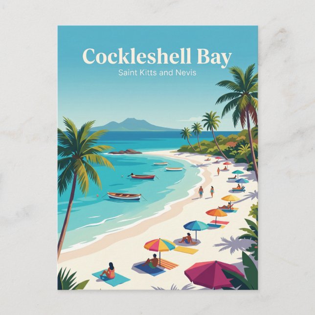Cockleshell Bay Saint Kitts and Nevis Postcard (Front)