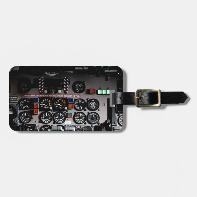 Cockpit Luggage Tag (Front Horizontal)