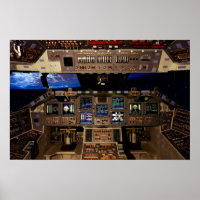 COCKPIT of SPACE SHUTTLE