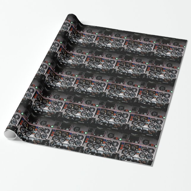 Cockpit Wrapping Paper (Unrolled)