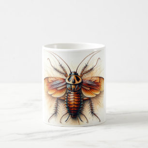 Cockroach Blattodea 060924IREF248 - Watercolor Coffee Mug