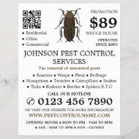 Cockroach Design, Pest Control Advertising