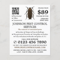 Cockroach Design, Pest Control Advertising