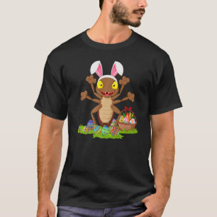 Cockroach Easter Egg Hunting Bunny Cockroach Easte T-Shirt