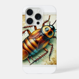 Cockroach in Watercolor and Ink 050824IREF251 - Wa iPhone 15 Pro Case