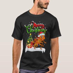 Cockroach Lover Xmas Decorations Santa Cockroach C T-Shirt