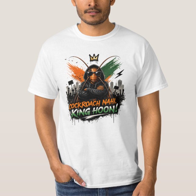 Cockroach Nahi, King Hoon! | Rebel Roach T-Shirt (Front)