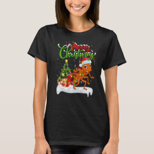 Cockroach Xmas Decorations Santa Cockroach Christ T-Shirt