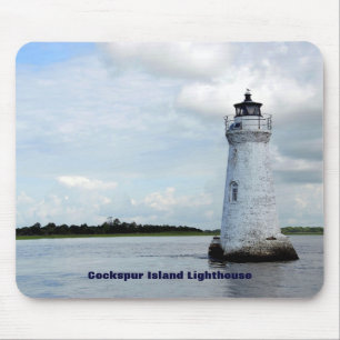 Cockspur Island Lighthouse Mouse Pad