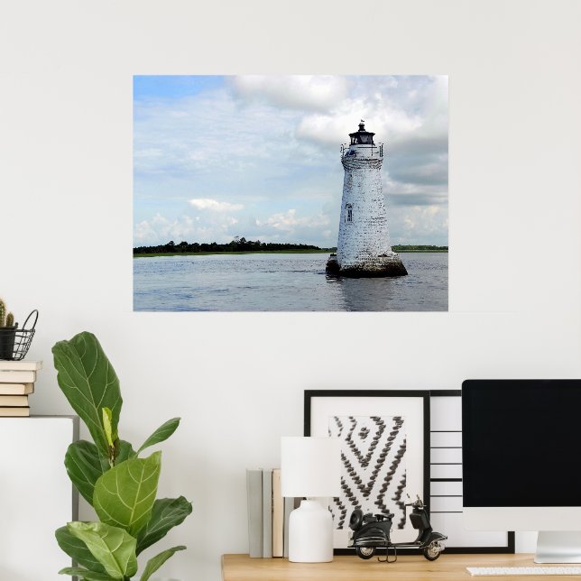 Cockspur Island Lighthouse Poster (Home Office)