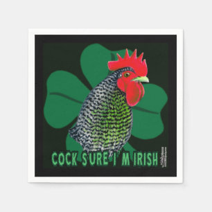 Cocksure I'm Irish! Napkin