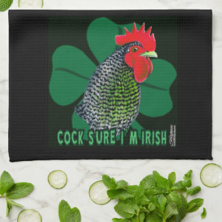 Cocksure I'm Irish! Tea Towel