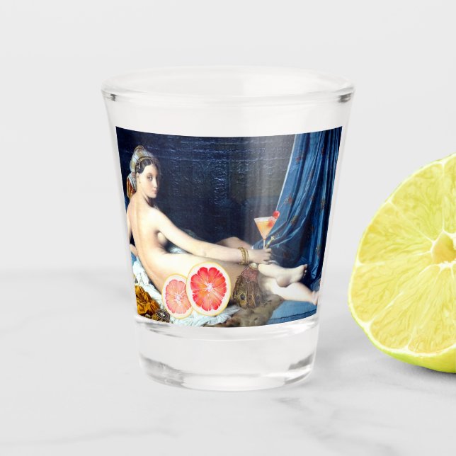 Cocktail al la Grande Shot Glass (Front)