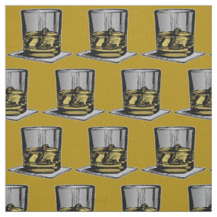 Cocktail and Napkin Design Fabric