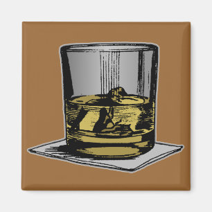 Cocktail and Napkin Design Magnet