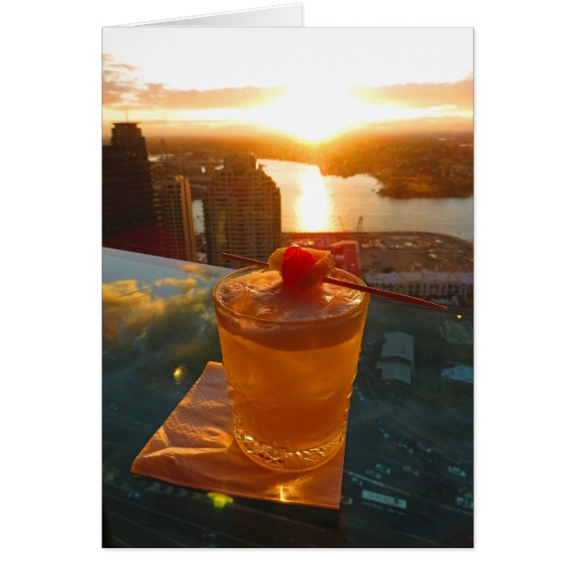 Cocktail at Sunset (Front)