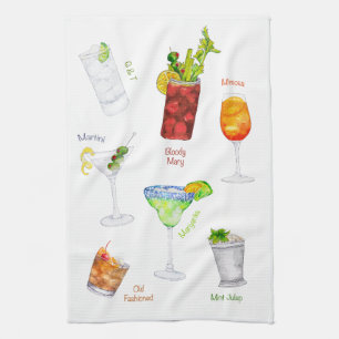 Cocktail Bar and Kitchen Towel