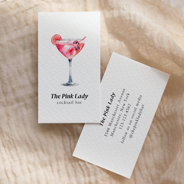 Cocktail Bar Business Card (Creator Uploaded)