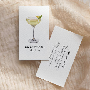 Cocktail Bar Business Card