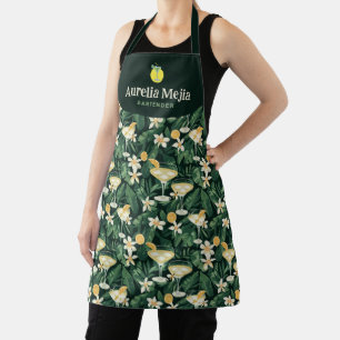 Cocktail bartender Professional   Green Forest Apron