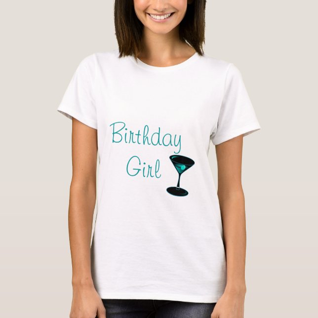Cocktail Birthday  Tee (Front)