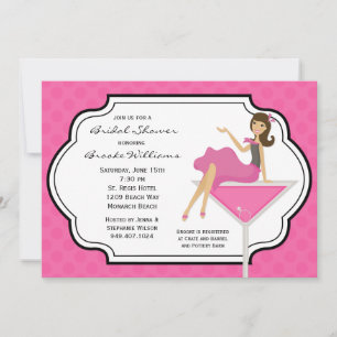Cocktail Bridal Shower Invitation
