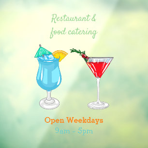 Cocktail cartoon illustration