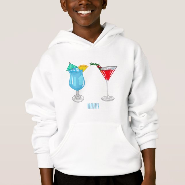 Cocktail cartoon illustration  (Front)