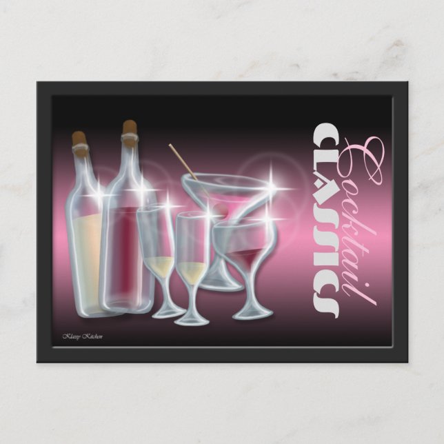 Cocktail Classics Recipe Cards (Front)