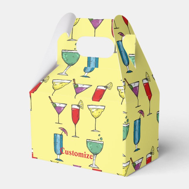 Cocktail Drink Assortment Thunder_Cove Favour Box (Front Side)