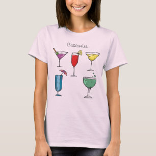 Cocktail Drink Assortment Thunder_Cove T-Shirt