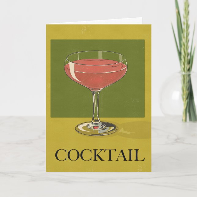 Cocktail Drink Card (Front)