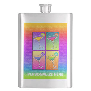 COCKTAIL FLASK - POP ART MARGARITAS
