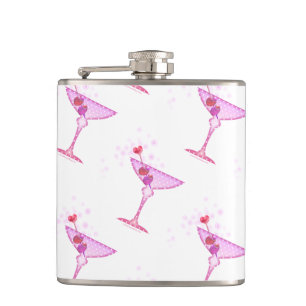 COCKTAIL FLASKS - PINK MARTINI