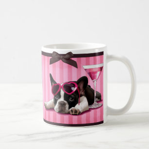 Cocktail French Bulldog Coffee Mug
