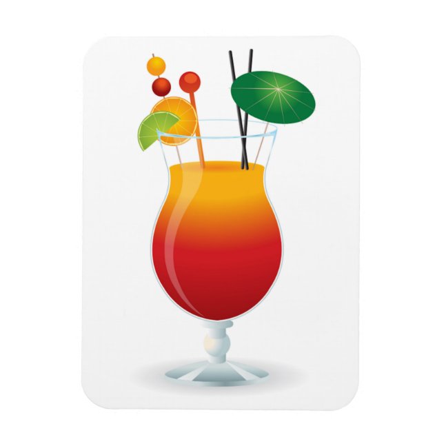 COCKTAIL GLASS MAGNET (Vertical)