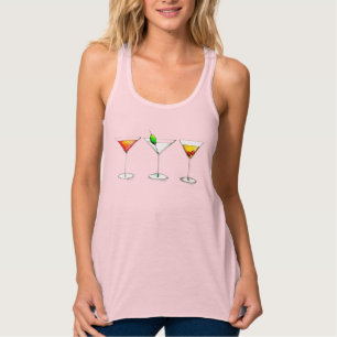 Cocktail Glass Mixed Drinks Martini Cosmopolitan Singlet